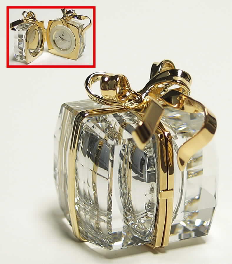 Secrets Gift Clock - No Box by Swarovski-1
