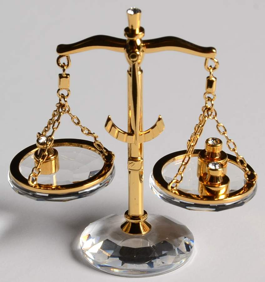 Times Past Balance Scales  - No Box by Swarovski-1