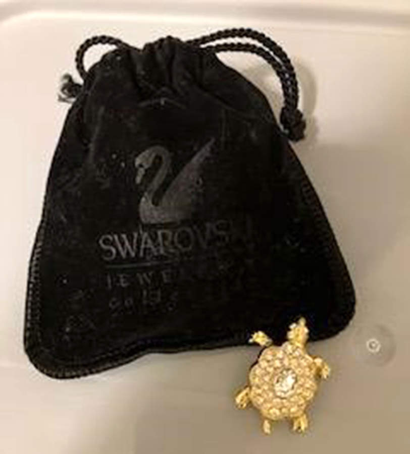 Brooches - Pins Turtle Brooch - Boxed by Swarovski-1
