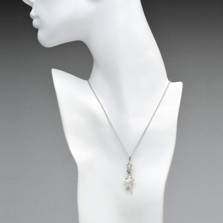 Pendants & Necklaces Flicker Crystal Star Pendant - No Box by Swarovski-4