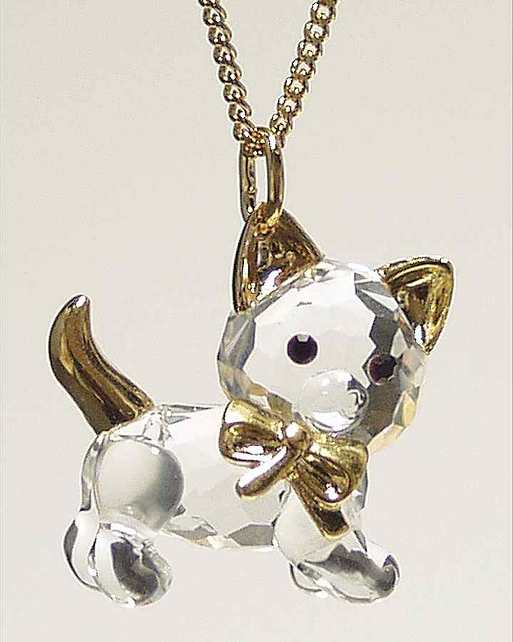 Crystal Memories Pendants Cat Pendant - Boxed by Swarovski-1