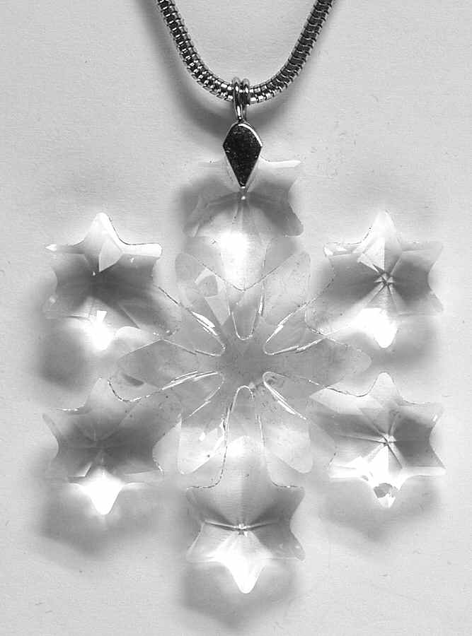 Rockerfeller Center Collection Mini Snowflake Pendant - No Box by Swarovski-1