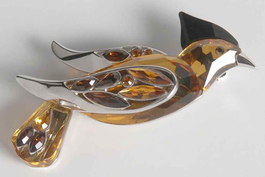 Tropical Birds Brooches Bonriki - Boxed by Swarovski-1