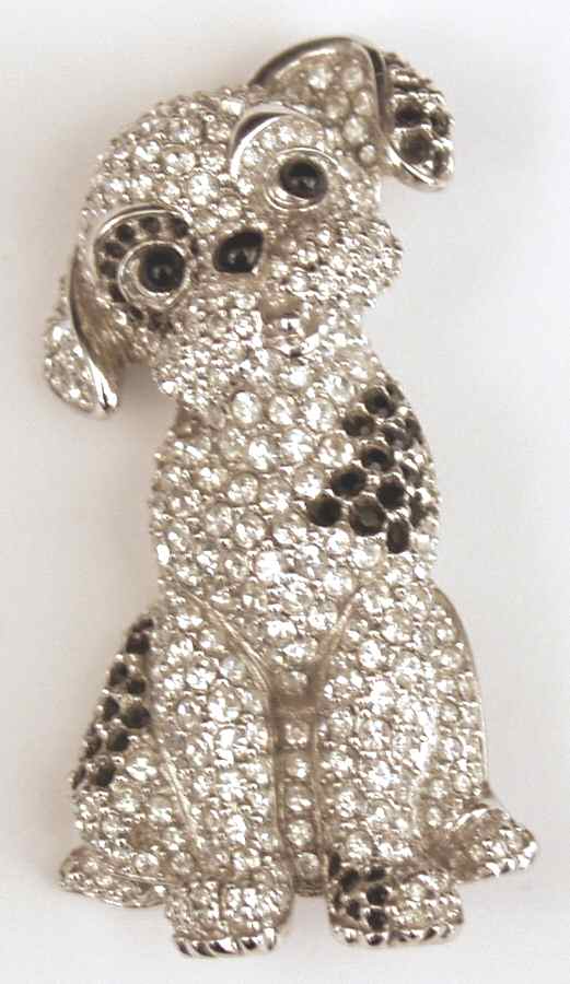 Brooches - Pins Puppy - Boxed by Swarovski-1