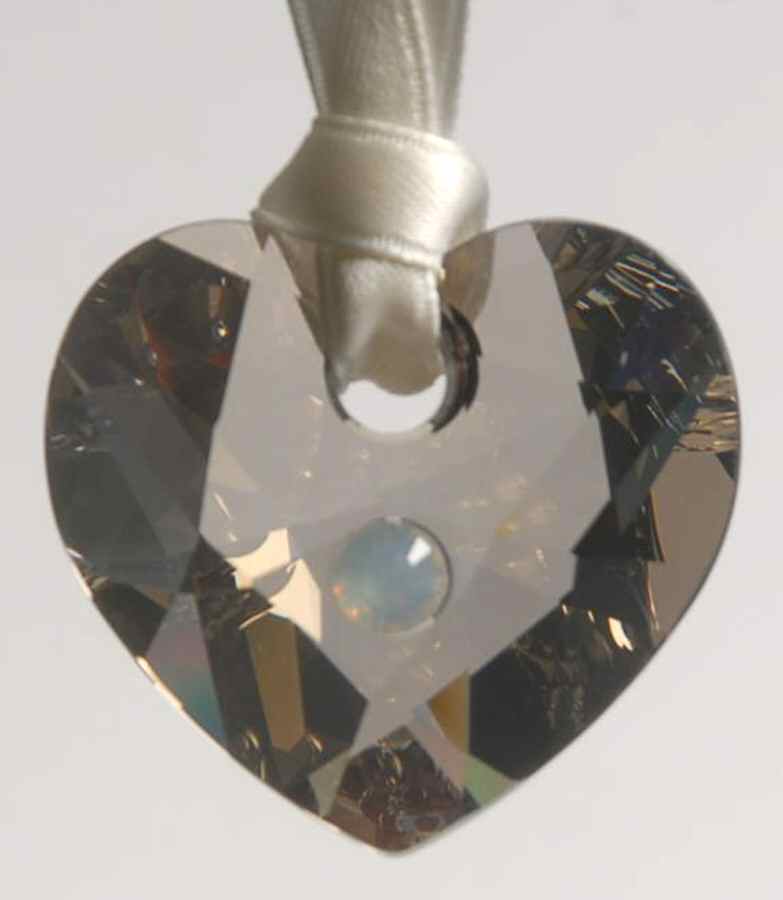 Swarovski Ornaments My Heart - Silver Shade - Boxed by Swarovski-1