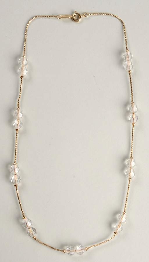 Pendants & Necklaces Double Crystal Strand Necklace-Medium - No Box by Swarovski-1