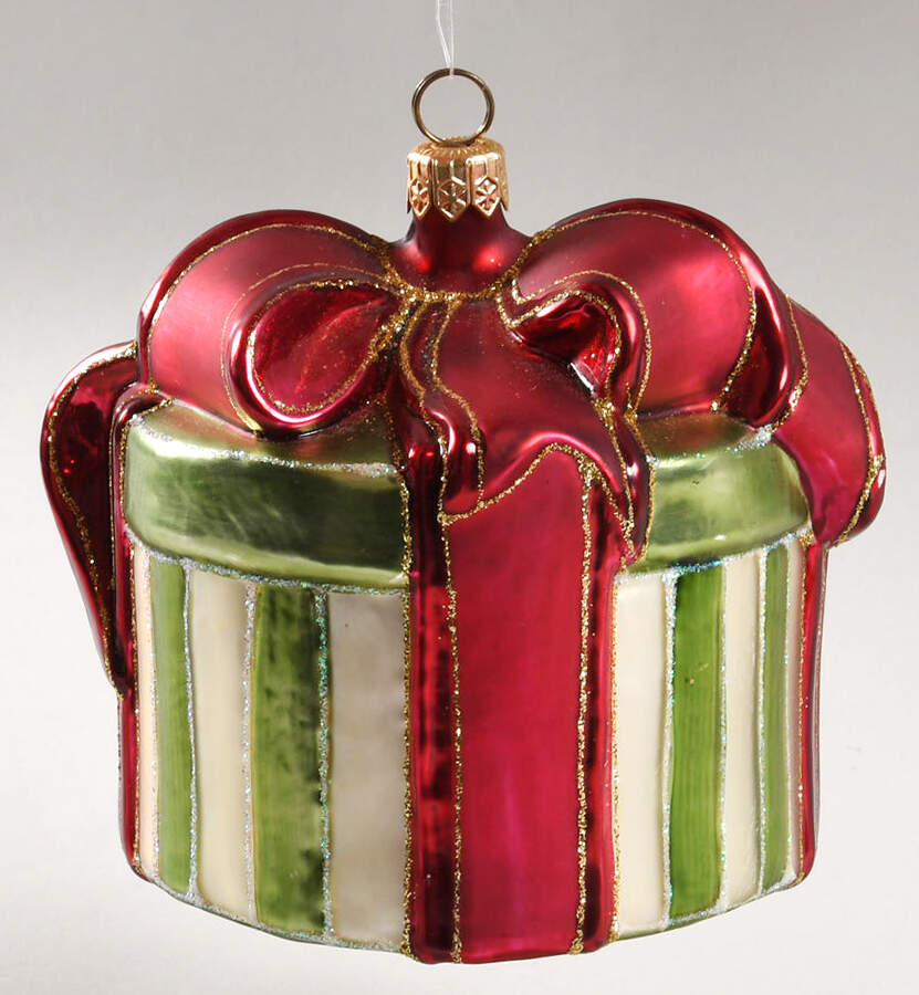 Ornaments On The Tree-Christmas Tree Perfect Present-Red And Green - No Box by Spode-1