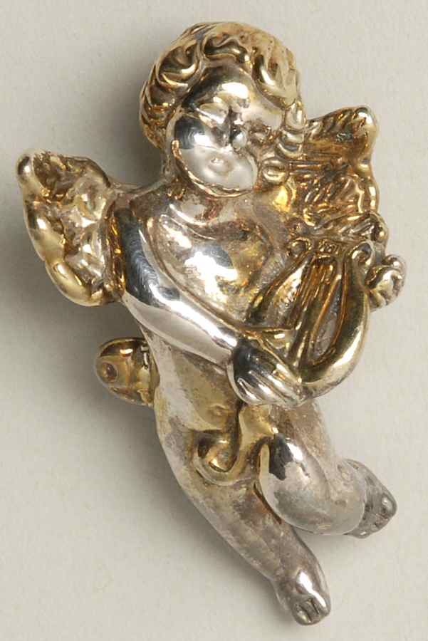Sam Philipe Figurines Cherub W/ Harp - No Box by Sam Philipe Gallery-1
