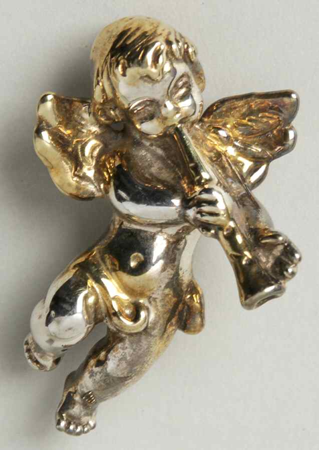 Sam Philipe Figurines Cherub W/ Trumpet - No Box by Sam Philipe Gallery-1