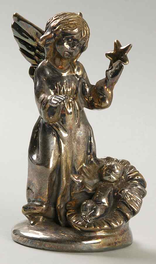 Sam Philipe Figurines Angel W/ Star & Baby Jesus - No Box by Sam Philipe Gallery-1