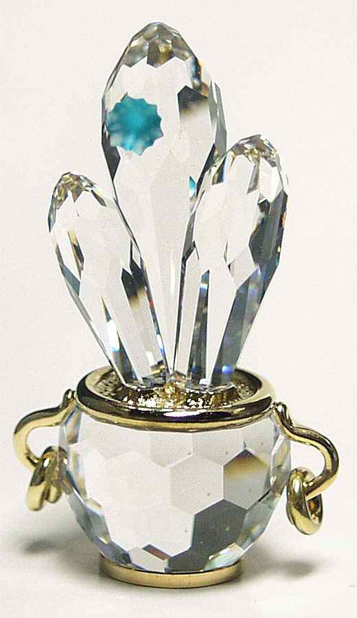 Crystal Garden Cactus Blue Zircon - No Box by Swarovski-1