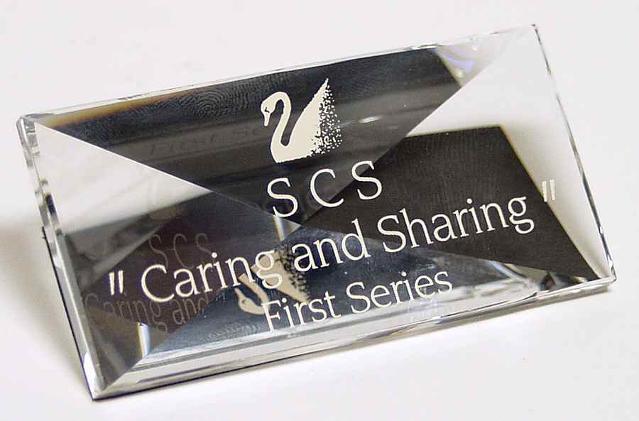 Collector Society Display Accessories Caring & Sharing-1st Series Plaque - Boxed by Swarovski-1
