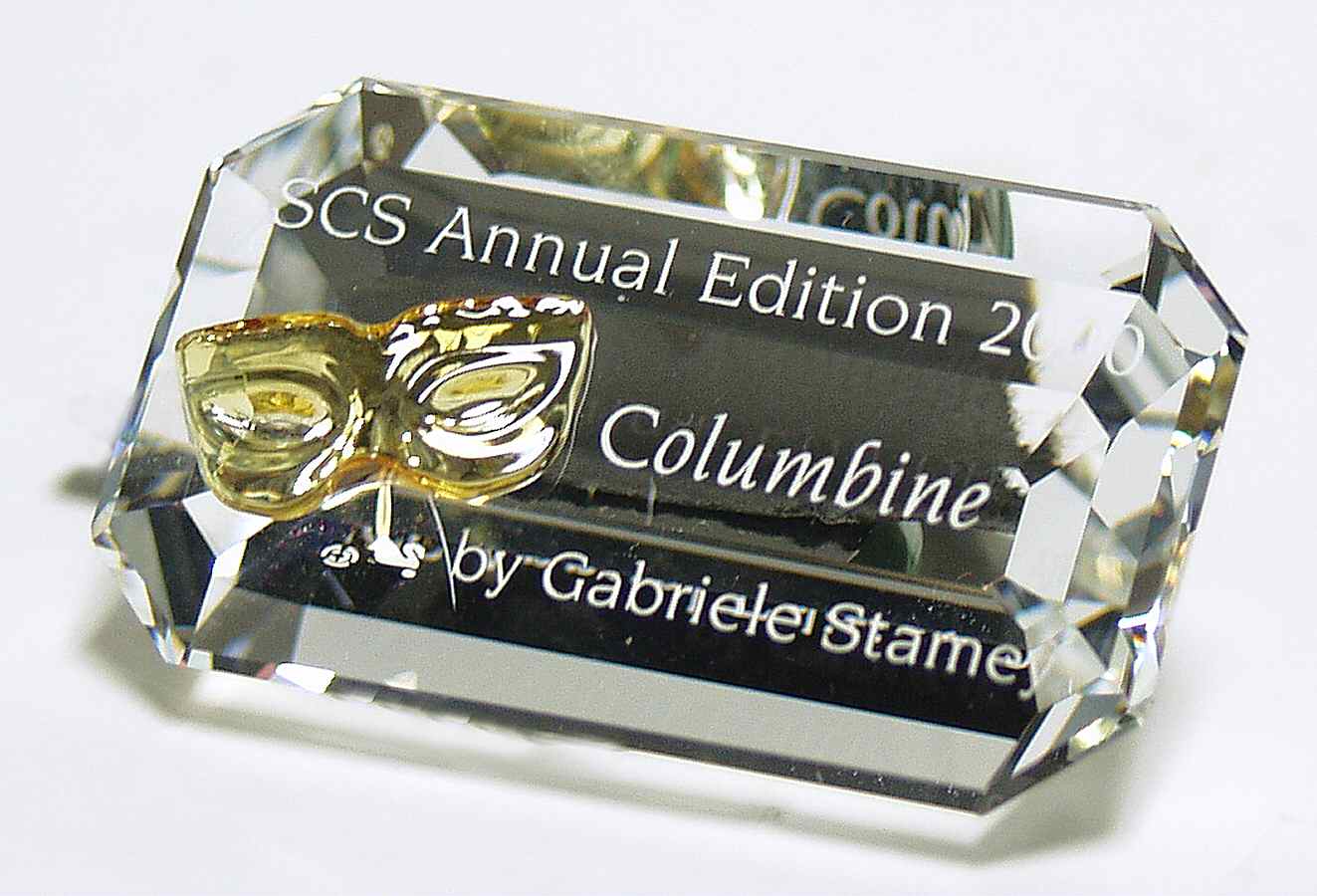 Collector Society Display Accessories Columbine-2000 Plaque - No Box by Swarovski-1
