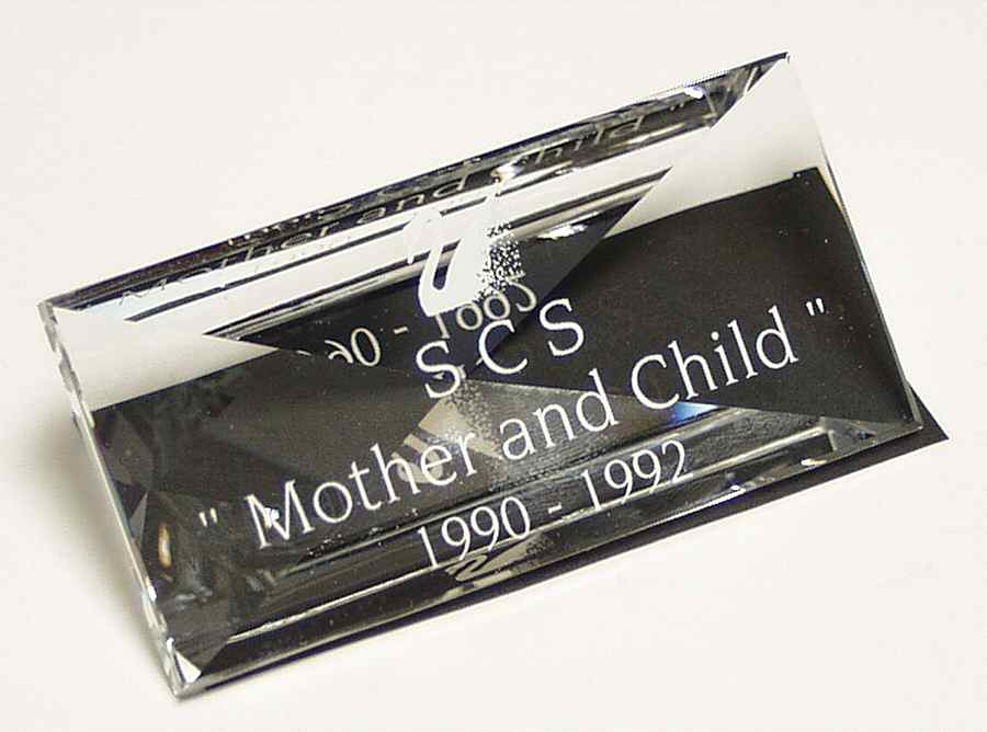 Collector Society Display Accessories Mother & Child-1990-1992 Plaque - Boxed by Swarovski-1
