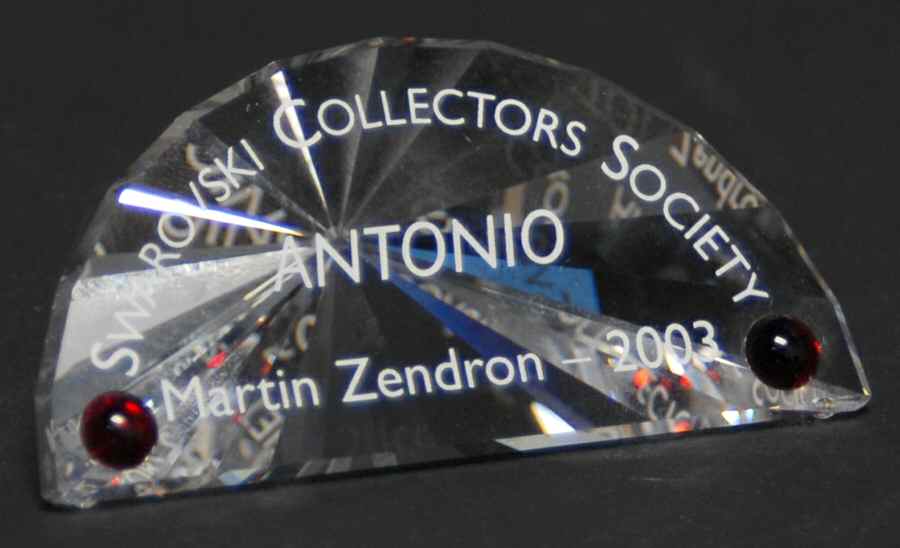 Collector Society Display Accessories Antonio Plaque - No Box by Swarovski-1