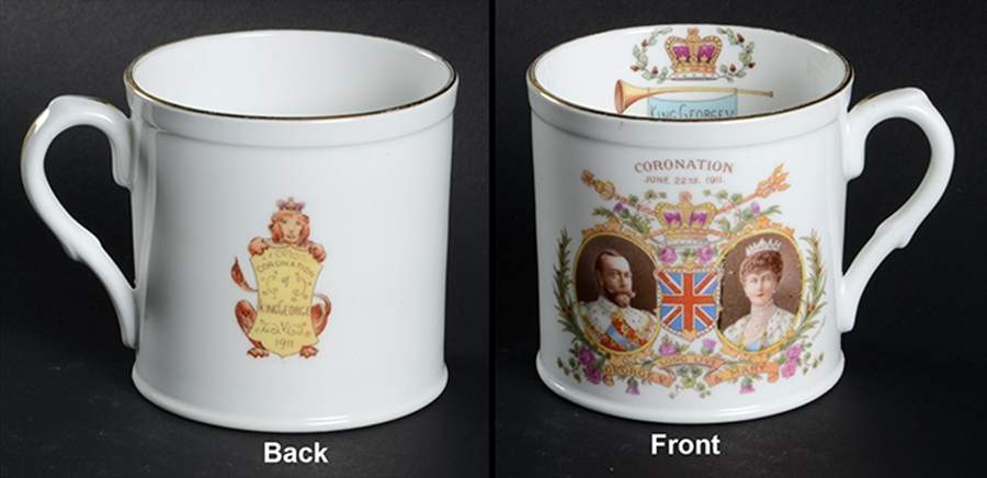 Shelley Royalty Giftware George V & Mary Coronation Cup - No Box by Shelley-1