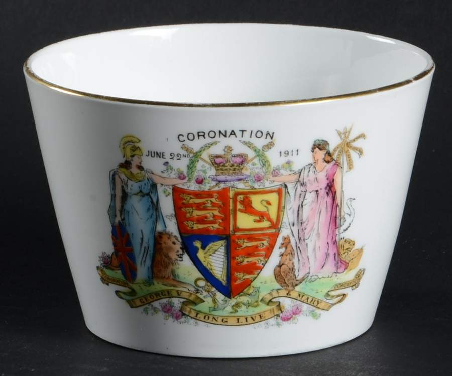 Shelley Royalty Giftware George V & Mary Coronation Open Sugar - No Box by Shelley-1