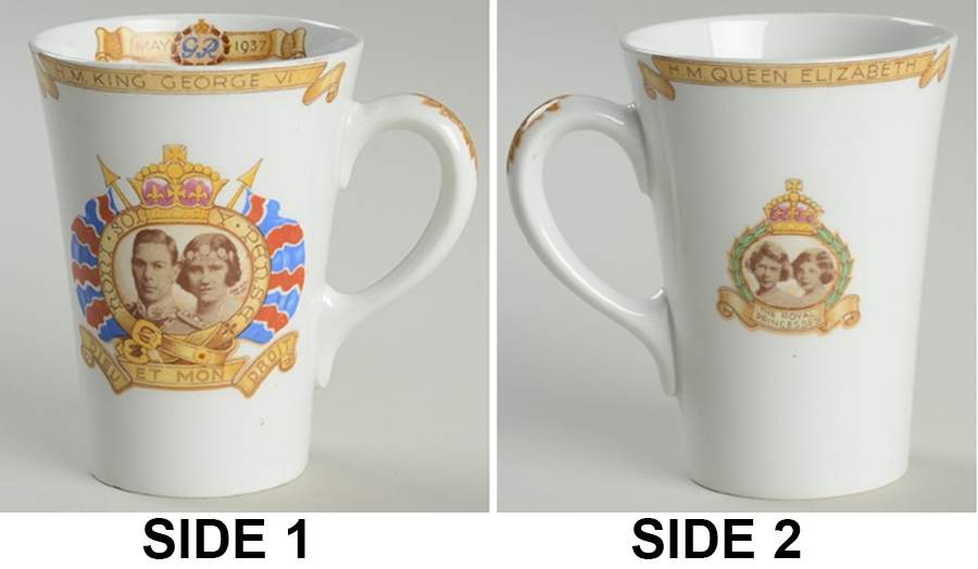 Shelley Royalty Giftware George Vi & Elizabeth Coronation Cup - No Box by Shelley-1