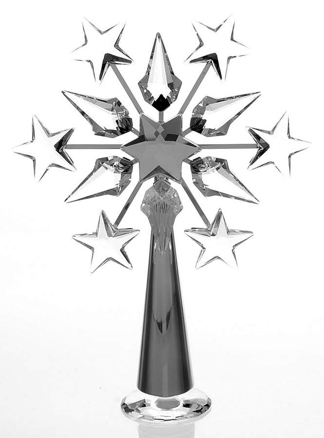 Swarovski Ornaments Tree Topper-Chrome - No Box by Swarovski-1