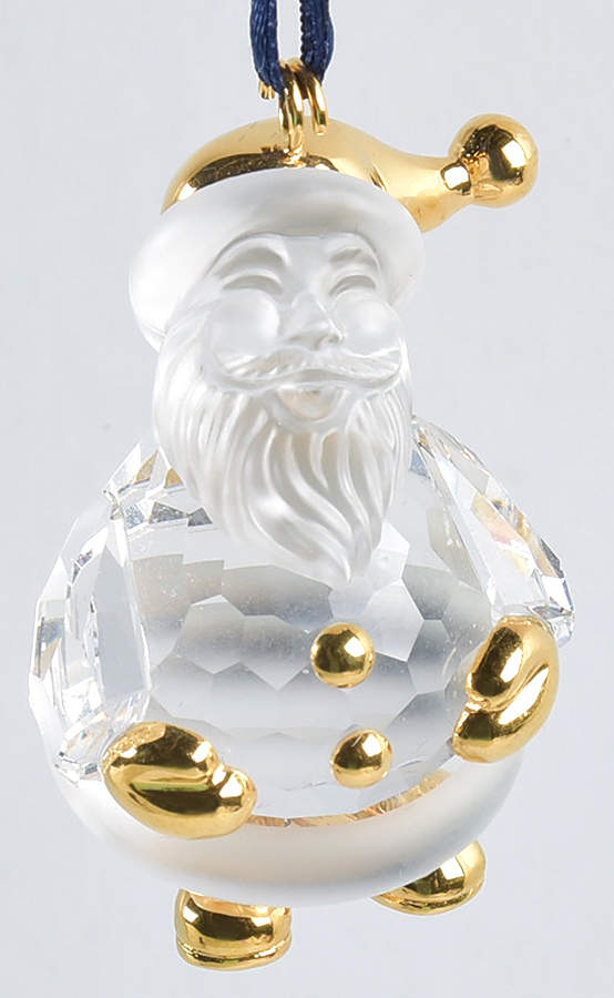 Swarovski Ornaments Classic Santa Claus- Gold  - No Box by Swarovski-1