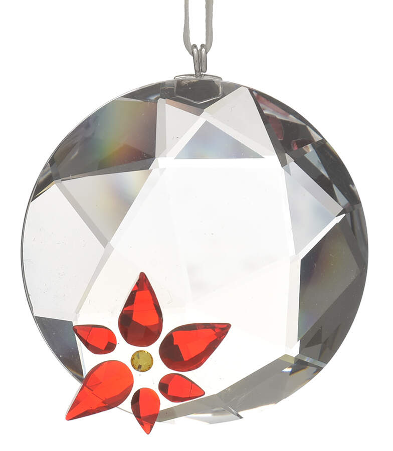 Swarovski Ornaments Poinsettia Window-2006 - No Box by Swarovski-1