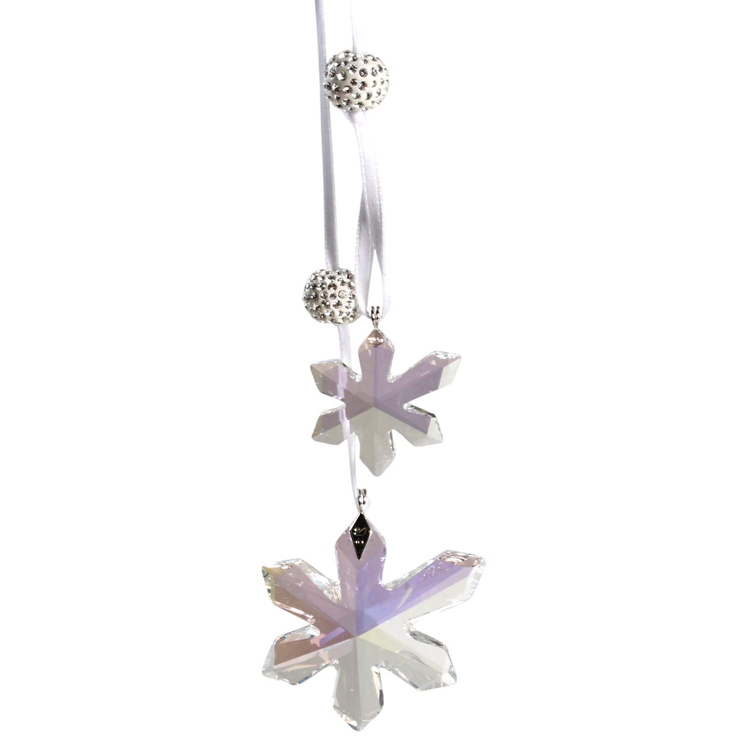 Swarovski Ornaments Ice Flowers-Set Of 2 - No Box by Swarovski-1