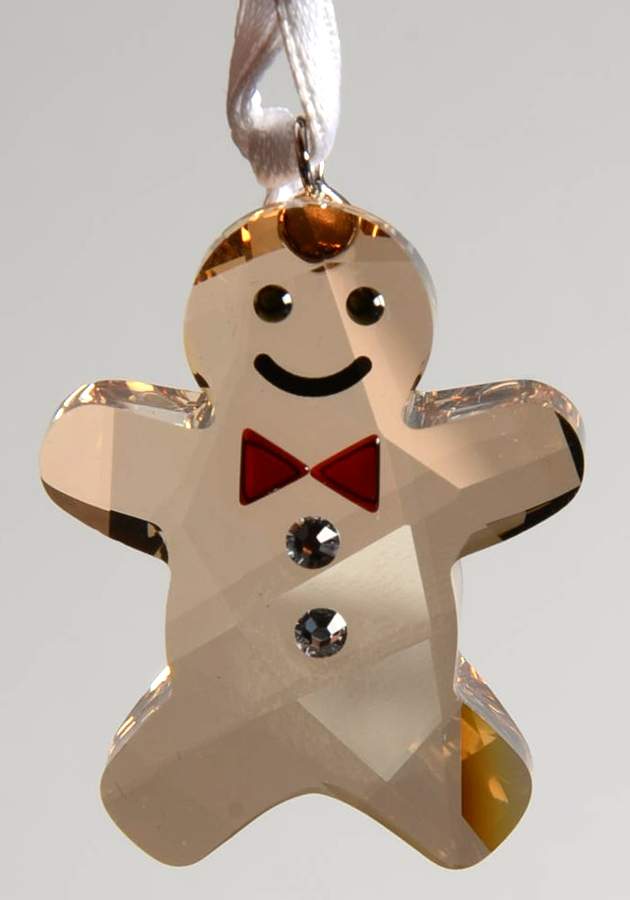 Swarovski Ornaments Twinkling Gingerbread Man - Boxed by Swarovski-1