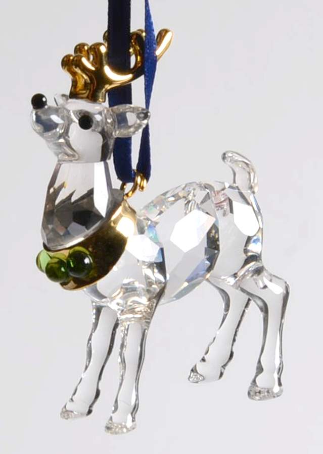 Swarovski Ornaments Reindeer-Gold Antlers - No Box by Swarovski-1