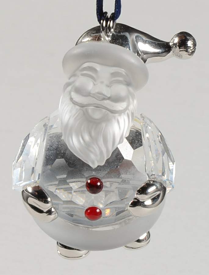 Swarovski Ornaments Classic Santa Claus-Rhodium - No Box by Swarovski-1