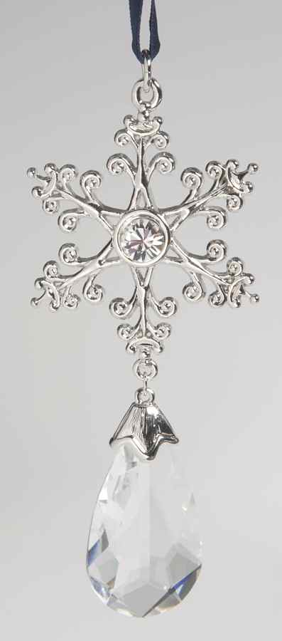 Swarovski Ornaments Teardrop Snowflake - With Box by Swarovski-1