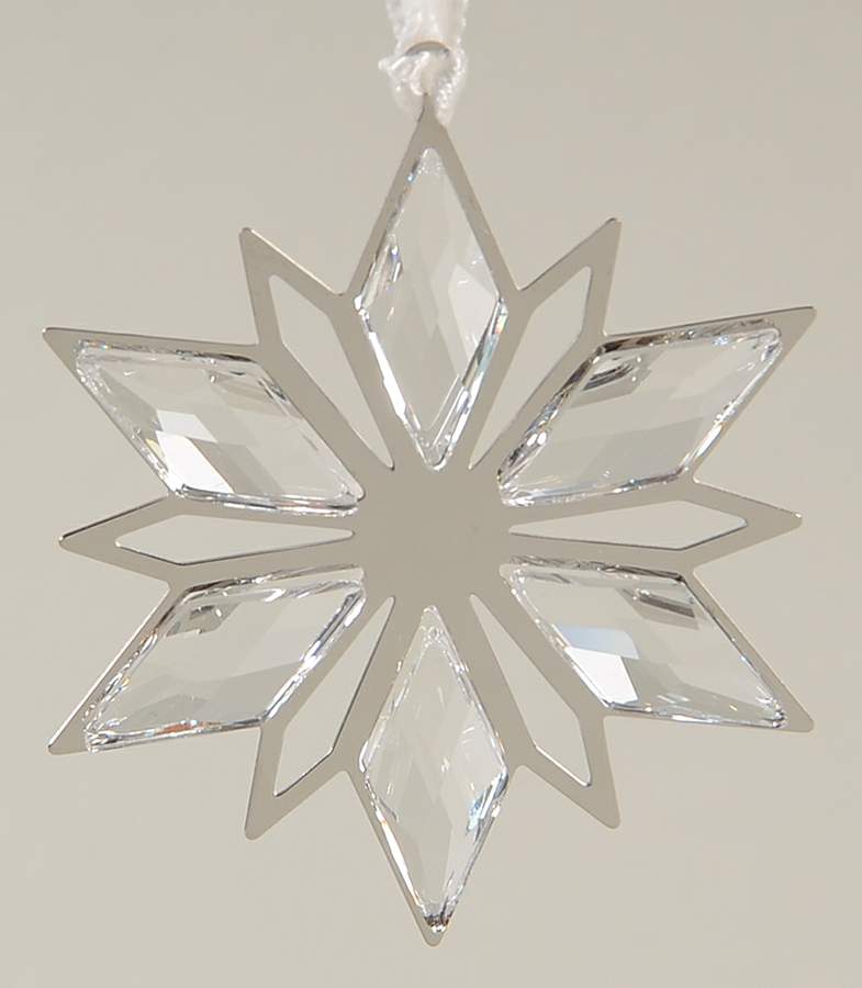 Swarovski Ornaments Star Ornament-Silver Tone - Boxed by Swarovski-1