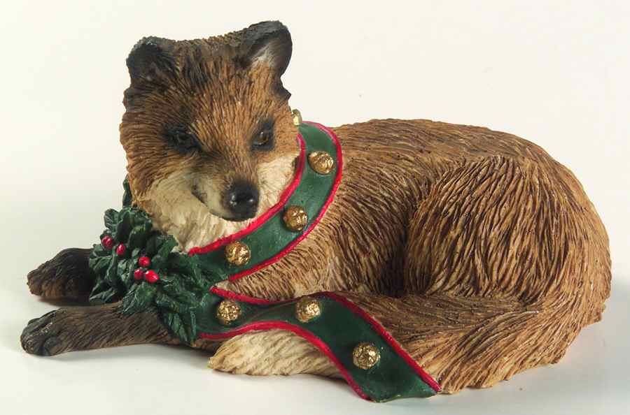 Christmas Animals Collection Red Fox - No Box by Silver Deer-1