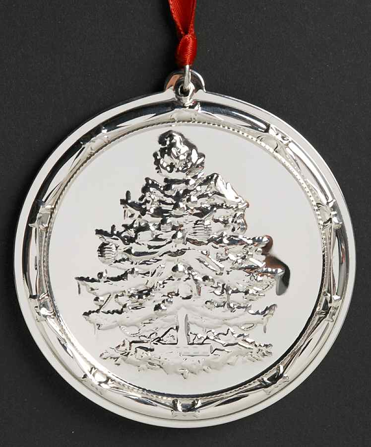 Sterling Christmas Tree Ornament 2009 Christmas Tree-Sterling - No Box by Spode Silver-1
