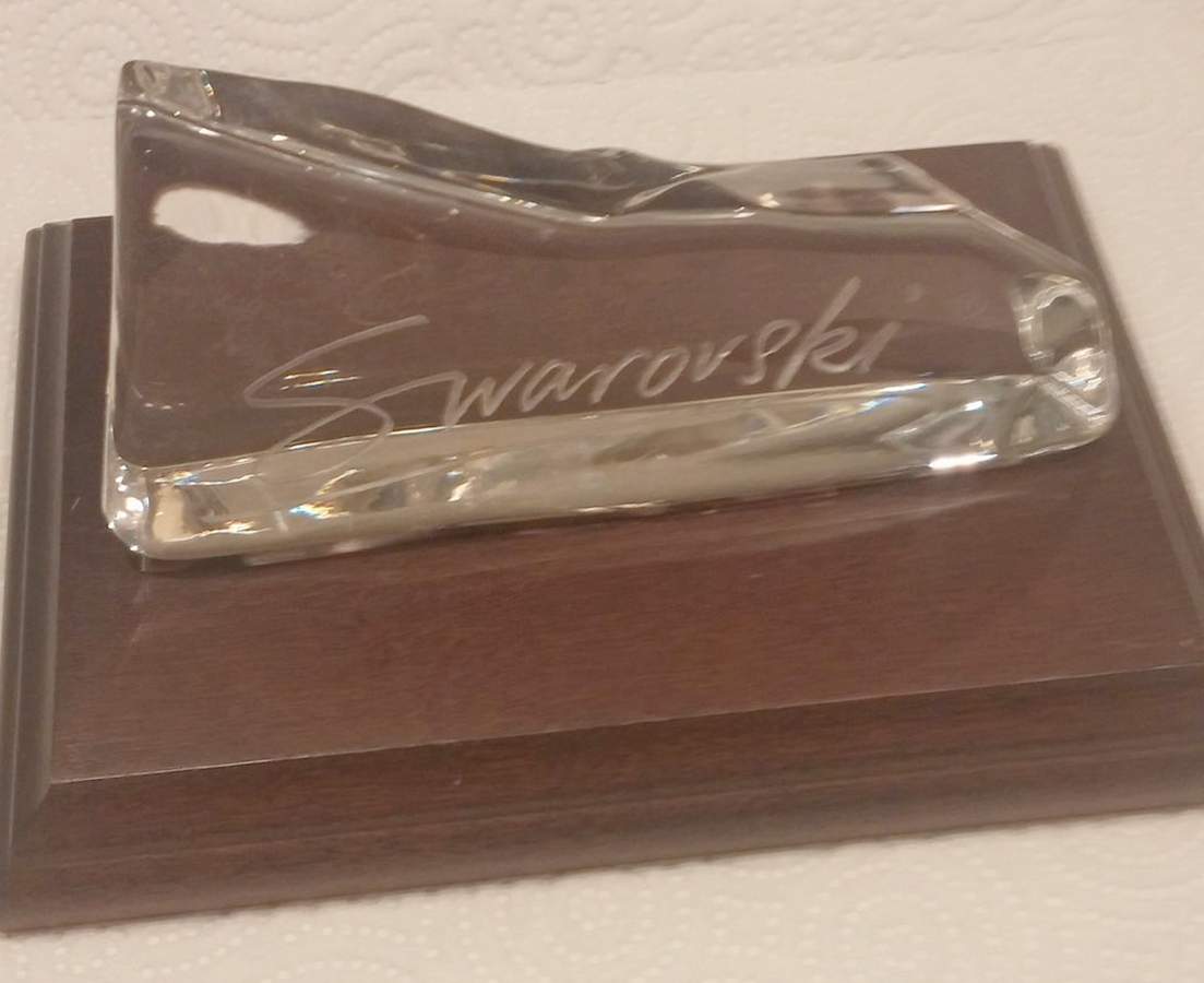 Advertising Signs Shark Tooth Crystal Plaque - Advertising Signs by Swarovski-1