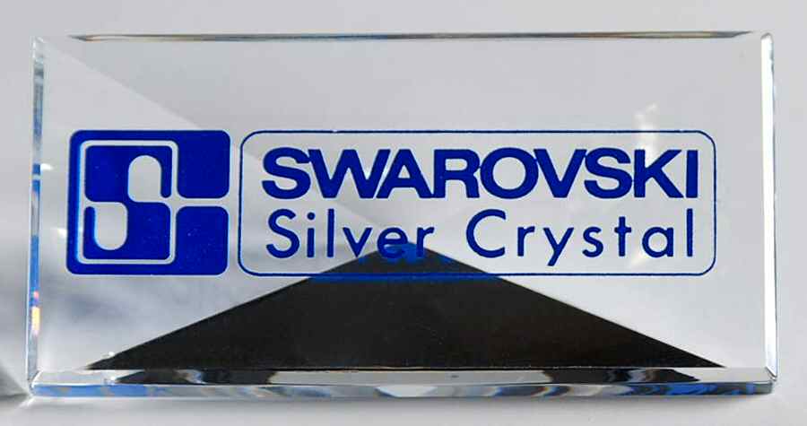 Advertising Signs Silver Crystal Rect Shape - Advertising Signs by Swarovski-1