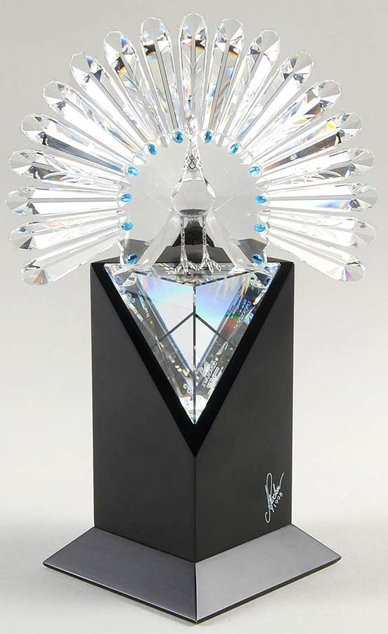 Numbered Limited Editions Peacock - Boxed by Swarovski-1