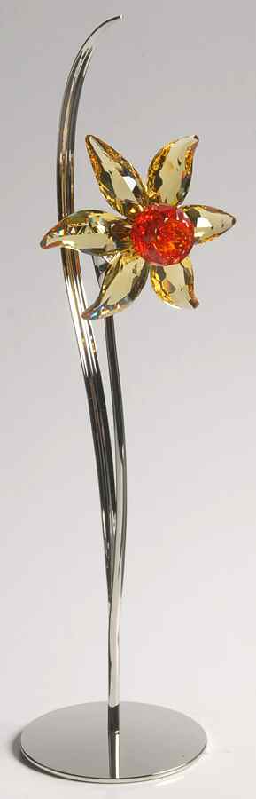 Exotic Flowers-Crystal Paradise Dacali-Topaz - Boxed by Swarovski-1
