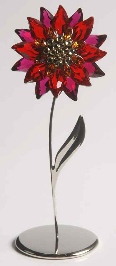 Exotic Flowers-Crystal Paradise Domoni-Light Siam - Boxed by Swarovski-1
