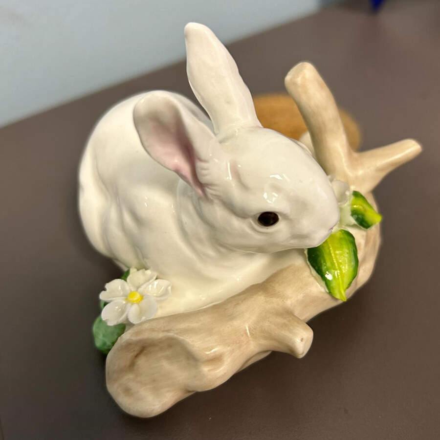 Shafford Figurines White Bunny Rabbit - No Box by Shafford-1