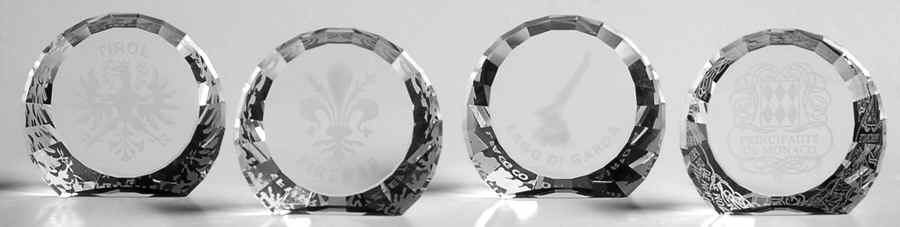 Swarovski Tour Paperweights Grand Tour-Set Of 4 - No Box by Swarovski-1
