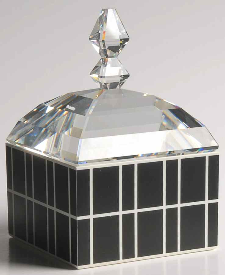 Swarovski Crystal Boxes Op Art Box-Black - No Box by Swarovski-1