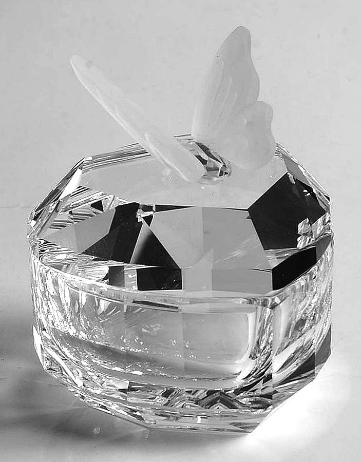 Swarovski Crystal Boxes Butterfly-Heart Treasure Box - No Box by Swarovski-1