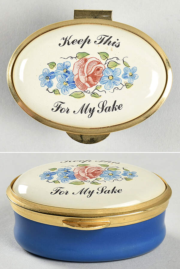 Connoisseurs Keep This For My Sake - No Box by Staffordshire Enamels-1
