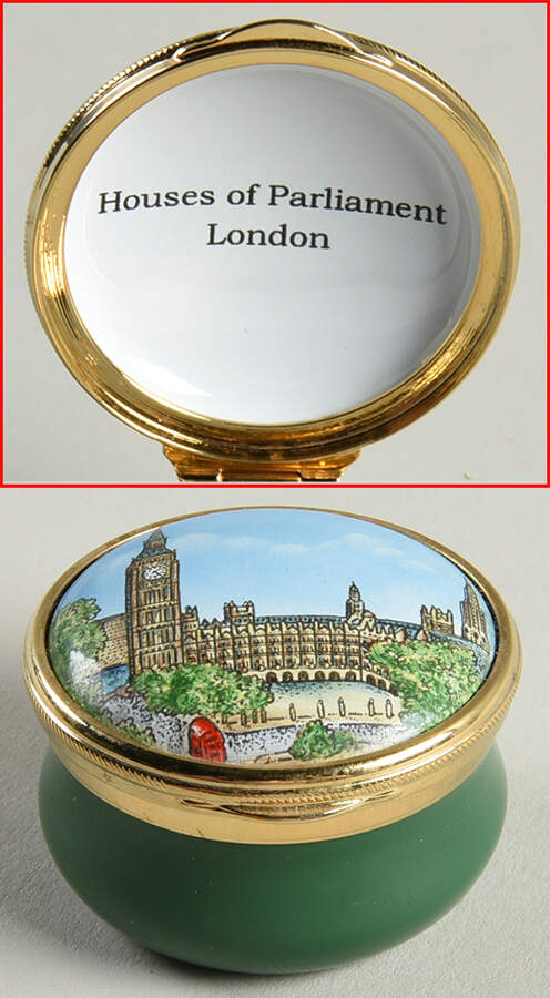 Connoisseurs Houses Of Parliament London - Boxed by Staffordshire Enamels-1
