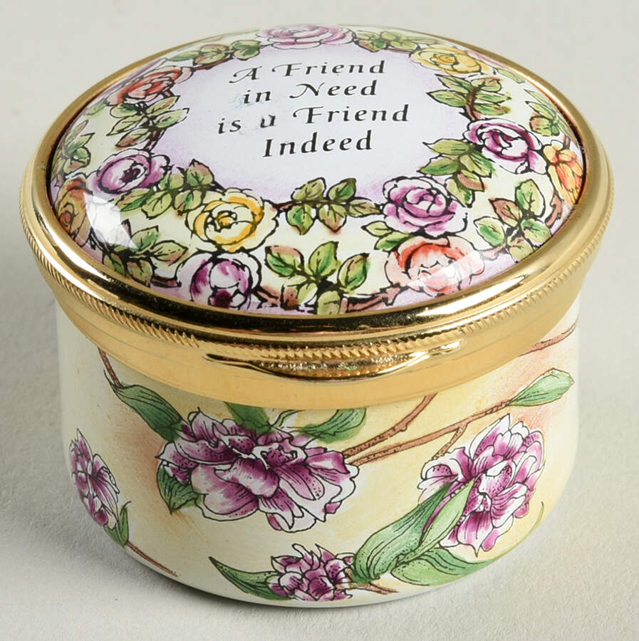 Connoisseurs A Friend In Need Is A Friend Indeed - No Box by Staffordshire Enamels-1