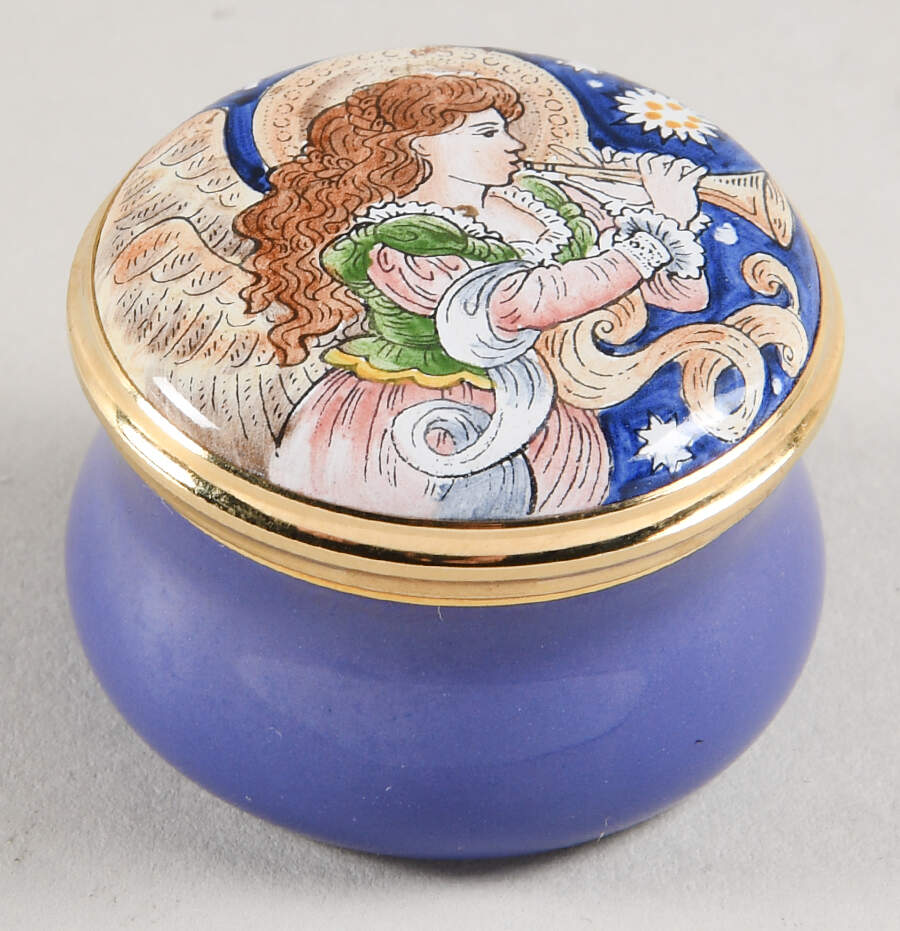 Connoisseurs Angel Playing Trumpet - No Box by Staffordshire Enamels-1