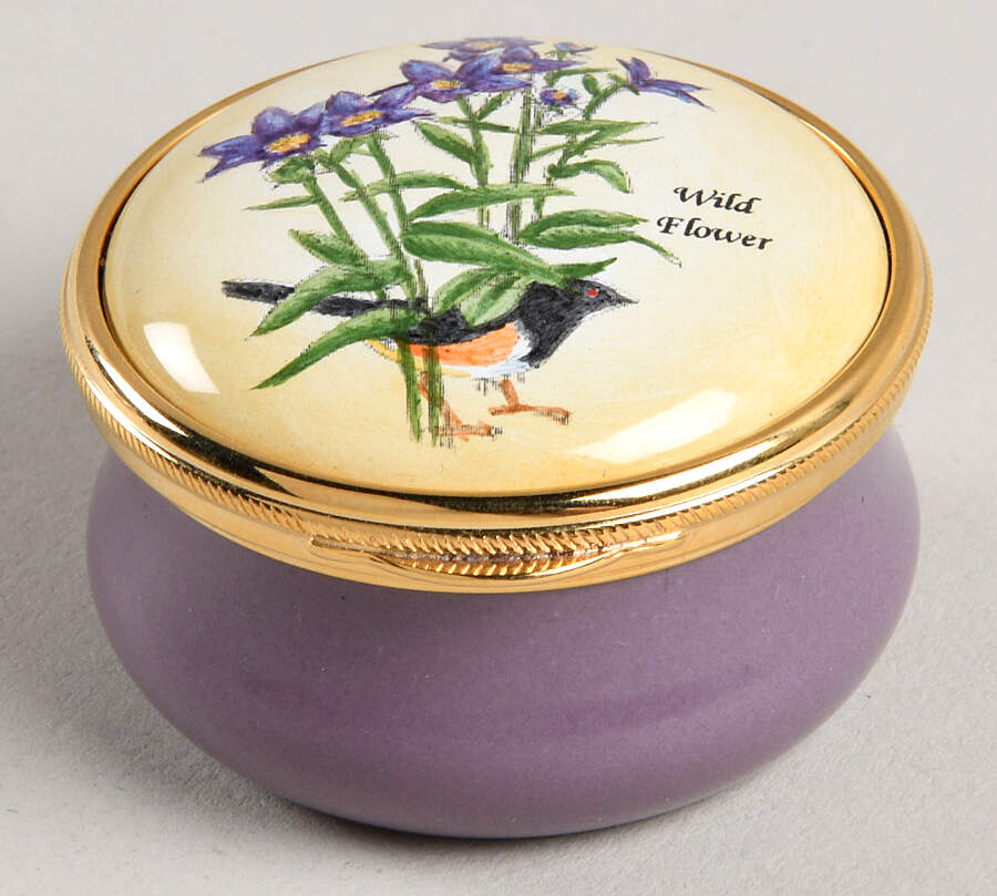 Connoisseurs Wild Flowers - Boxed by Staffordshire Enamels-1