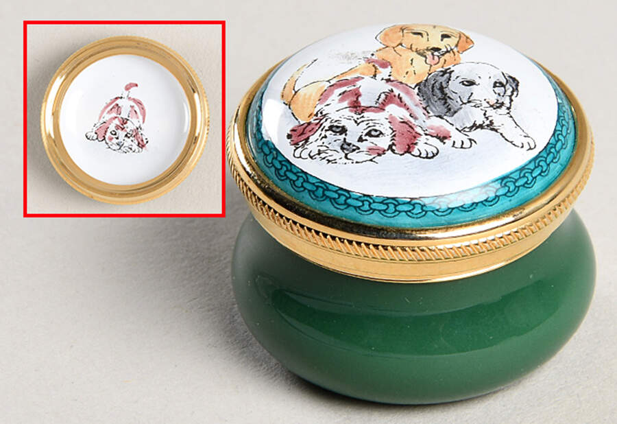 Connoisseurs Dogs - No Box by Staffordshire Enamels-1