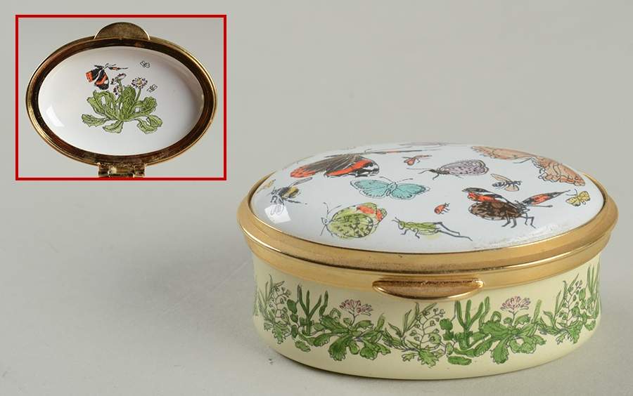 Connoisseurs Butterflies - Boxed by Staffordshire Enamels-1