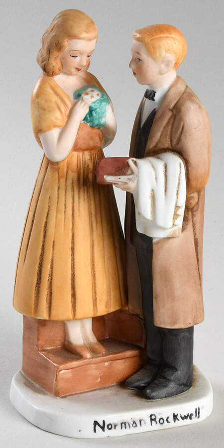 Norman Rockwell Boy & Girl - Boxed by Select Collection-1
